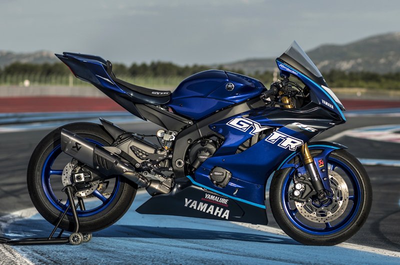Yamaha R6 GYTR blue 2024 site